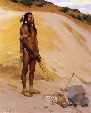 Irving Couse xx Un cazador indio Pinturas al óleo